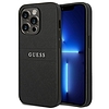 Guess GUHCP14LPSASBBK iPhone 14 Pro 6.1" fekete/fekete Saffiano szíj