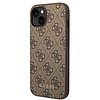 Guess GUHCP14MG4GFBR iPhone 14 Plus 6,7" barna/barna kemény tok, 4G fém arany logó