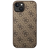 Guess GUHCP14MG4GFBR iPhone 14 Plus 6,7" barna/barna kemény tok, 4G fém arany logó