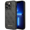 Guess GUHCP14XG4GFGR iPhone 14 Pro Max 6,7" szary/szürke kemény tok, 4G fém arany logó