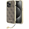 Guess GUHCP15XGF4GBR iPhone 15 Pro Max 6,7" barna/barna keménytokos 4G Charms Collection