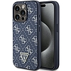 Guess GUHCP15XPG4GPB iPhone 15 Pro Max 6,7" kék/kék keménytokos 4G háromszög fém logó