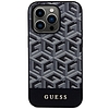 Guess GUHMP14LHGCFSEK iPhone 14 Pro 6,1" fekete/fekete keménytok GCube Stripes MagSafe