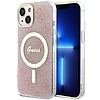 Guess GUHMP14MH4STP iPhone 14 Plus 6,7" rózsaszín/rózsaszín keménytokos 4G MagSafe