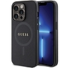 Guess GUHMP14XPSAHMCK tok iPhone 14 Pro Max 6,7"-hez - fekete Saffiano MagSafe