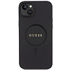 Guess GUHMP15MPSAHMCK iPhone 15 Plus 6,7" fekete/fekete keménytokos Saffiano MagSafe