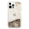 Guess GUOHCP14LGLHFLGO iPhone 14 Pro 6.1" arany/arany keménytokos Glitter Charms