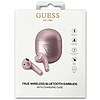 Guess GUTWST82TRU TWS Bluetooth fejhallgató + lila/lila háromszög logós dokkolóállomás