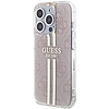 Guess IML 4G Gold Stripe tok iPhone 14 Pro Max készülékhez - rózsaszín