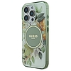 Guess IML Flower & Tonal Circle MagSafe tok iPhone 16 Pro-hoz - zöld