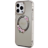 Guess IML Flowers Wreath MagSafe tok iPhone 15 Pro Max készülékhez - fekete