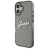 Guess IML Heart iPhone 16 tok - fekete