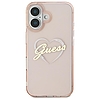 Guess IML Heart iPhone 16 tok - rózsaszín