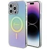 Guess IML Iridescent MagSafe tok iPhone 15 Pro-hoz - türkiz