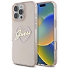 Guess IML szívtok iPhone 16 Pro Max készülékhez - rózsaszín