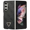 Guess Leather 4G Diamond Triangle tok Samsung Galaxy Z Fold 5 telefonhoz - fekete