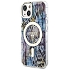 Guess Leopard MagSafe tok iPhone 14-hez - kék