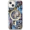 Guess Leopard MagSafe tok iPhone 14-hez - kék