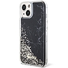 Guess Liquid Glitter Marble tok iPhone 14-hez - fekete