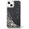 Guess Liquid Glitter Marble tok iPhone 14-hez - fekete