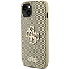 Guess Perforált 4G Glitter tok iPhone 15-höz - arany