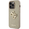 Guess Perforated 4G Glitter tok iPhone 15 Pro-hoz - arany