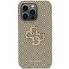 Guess Perforated 4G Glitter tok iPhone 15 Pro-hoz - arany