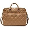 Guess Quilted 4G táska 16"-os laptophoz - barna