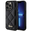 Guess Quilted Metal Logo tok iPhone 15 Pro Max telefonhoz - fekete