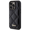 Guess Quilted Metal Logo tok iPhone 15 Pro Max telefonhoz - fekete