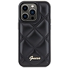 Guess Quilted Metal Logo tok iPhone 15 Pro Max telefonhoz - fekete