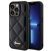 Guess Quilted Metal Logo tok iPhone 15 Pro telefonhoz - fekete