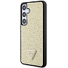 Guess Rhinestone Triangle tok Samsung Galaxy S24+ telefonhoz - arany