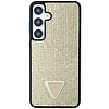 Guess Rhinestone Triangle tok Samsung Galaxy S24+ telefonhoz - arany