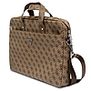 Guess Saffiano 4G Triangle Logo táska 16"-os laptophoz - barna