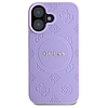 Guess Saffiano Peony Classic Logo MagSafena iPhone 16 Plus tok - lila