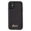 Guess Sequin Script Fém tok iPhone 11 / Xr telefonhoz - fekete