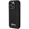 Guess Sequin Script Fém tok iPhone 13 Pro Max telefonhoz - fekete