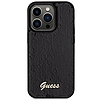 Guess Sequin Script Fém tok iPhone 13 Pro Max telefonhoz - fekete