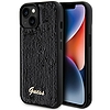 Guess Sequin Script Fém tok iPhone 14 / 15 / 13-hoz - fekete