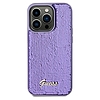 Guess Sequin Script Fém tok iPhone 14 Pro-hoz - lila