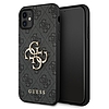 Guess tok iPhone 11 / XR 4G Big Metal Logo sorozathoz - szürke