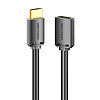 HDMI 2.0 dugasz - HDMI 2.0 aljzat hosszabbító kábel AHCBJ 5m, 4K 60Hz, fekete