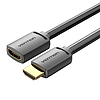 HDMI 2.0 dugasz - HDMI 2.0 aljzat hosszabbító kábel AHCBJ 5m, 4K 60Hz, fekete