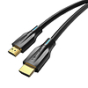 HDMI 2.1 kábelVention AANBF, 1 m, 8K 60Hz/4K 120Hz fekete