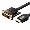 HDMI-DVI kábel 3 m-es Vention ABFBI fekete