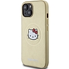 Hello Kitty bőr Kitty Head MagSafe tok iPhone 15-höz - arany