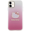 Hello Kitty IML Gradient Electrop Kitty fejtok iPhone 11 / Xr telefonhoz - rózsaszín