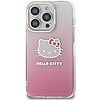 Hello Kitty IML Gradient Electrop Kitty Head tok iPhone 13 Pro Max készülékhez - rózsaszín