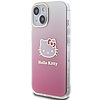 Hello Kitty IML Gradient Electrop Kitty Head tok iPhone 15-höz - rózsaszín